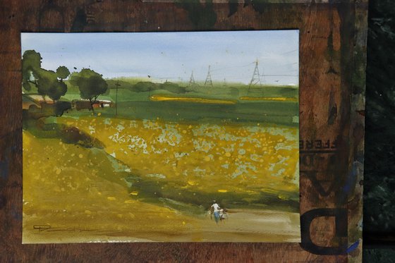 Fleeting gimpse_ mustard yellow 1