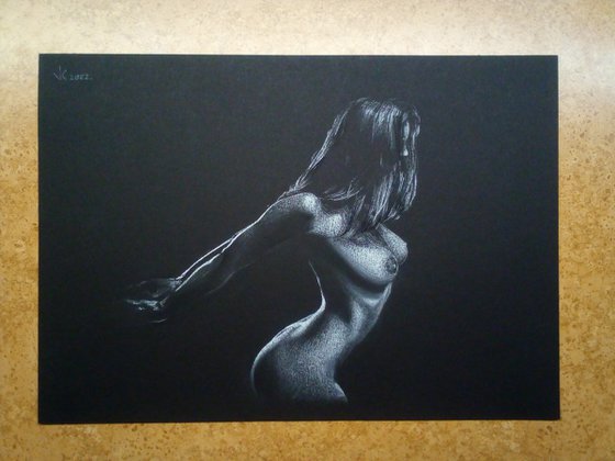 Nude noir #298 (29X21)cm