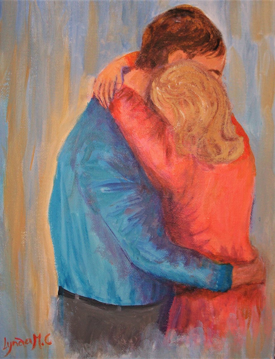 A HUG by Lynda Cockshott