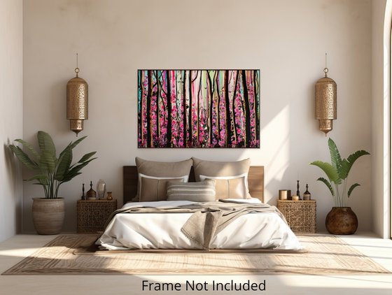 Rose Wood - Large painting