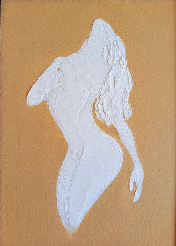 Minimalism Naked female figure