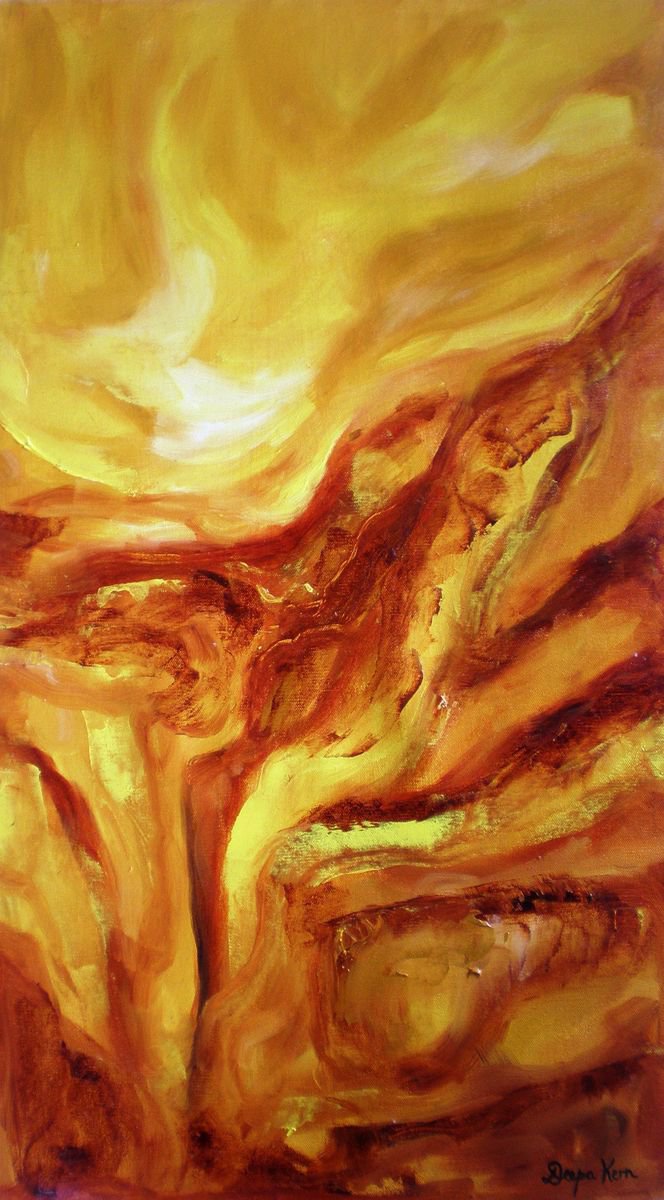 Dusk on the Rugged Terrain by Deepa Kern