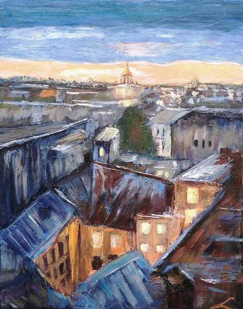 View from the roof by Elena Sokolova