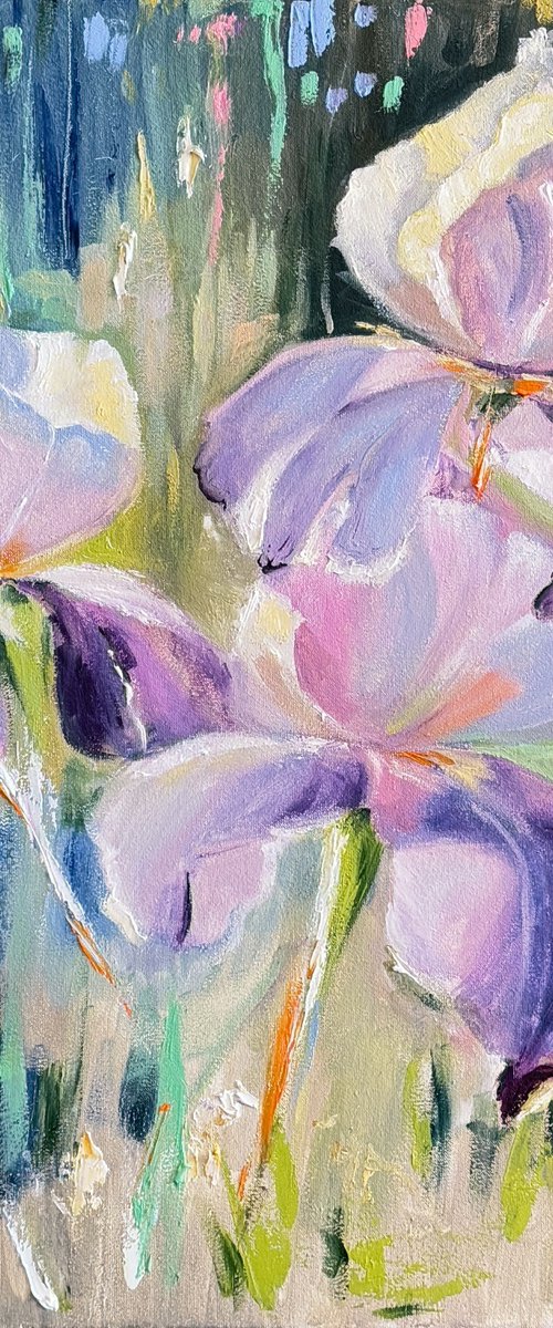 Purple garden by Irina Ponna