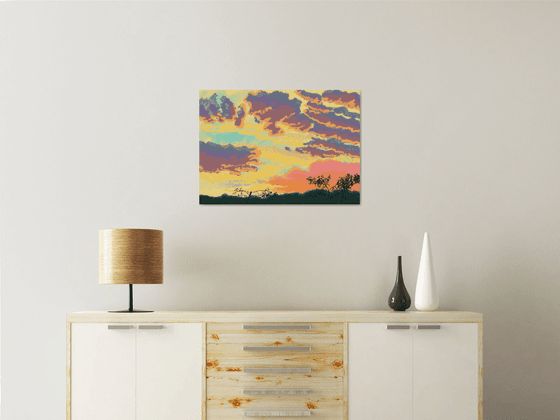 "June sunset"