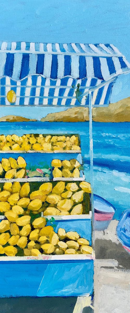 Lemons. Mediterranean summer by Volodymyr Smoliak