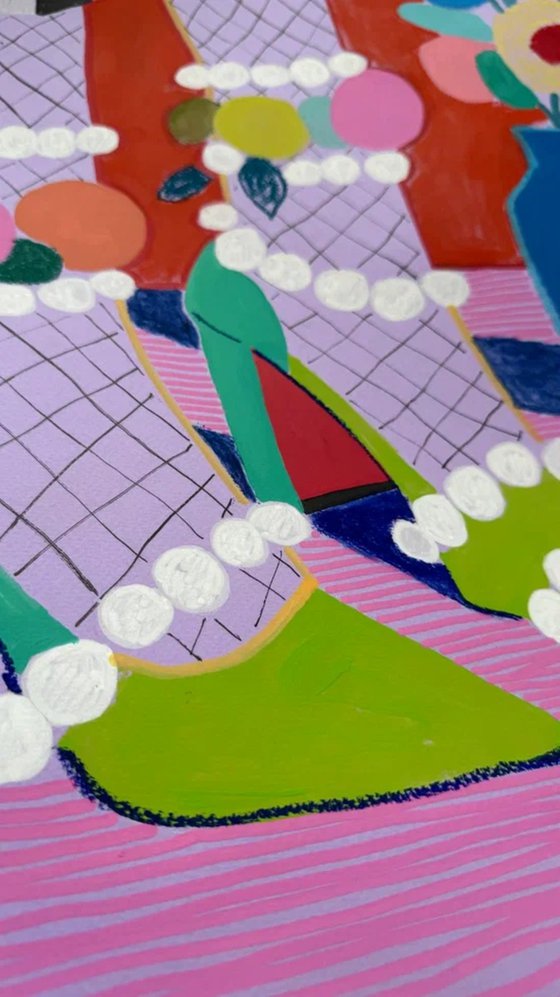 Fauvist Green High Heels