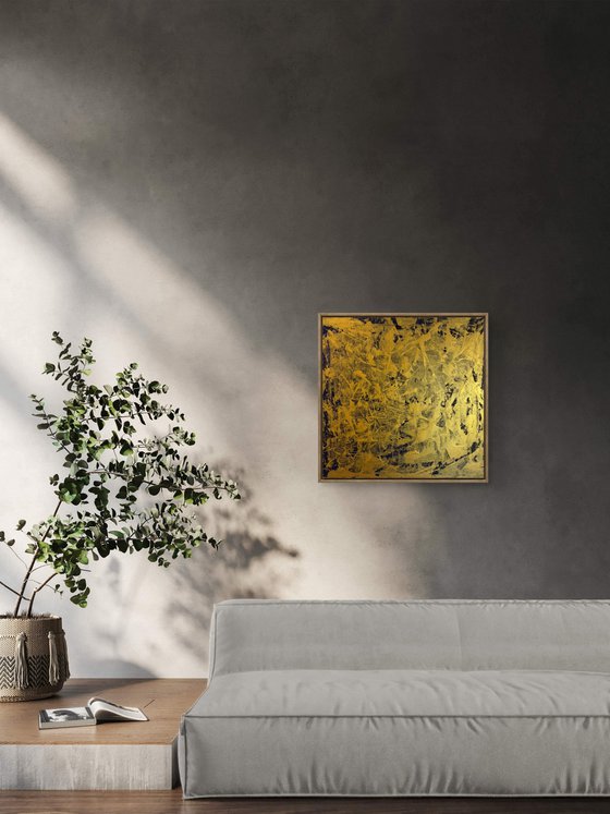 Echoes of Fire 70x70x2 cm