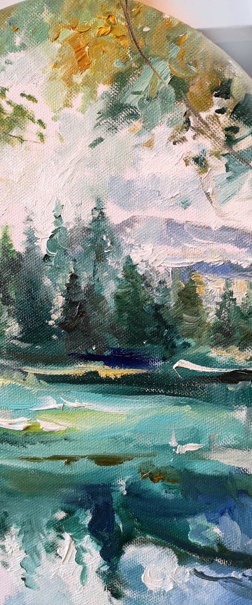 Landscape Art Oil Painting by Annet Loginova