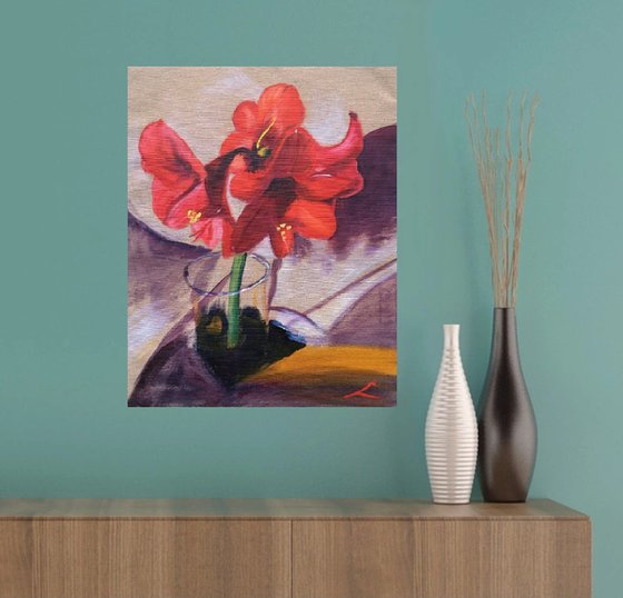 Red amaryllis