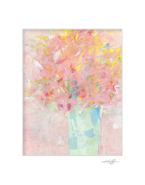 Flowers In Vase 17 - Floral Painting by Kathy Morton Stanion by Kathy Morton Stanion