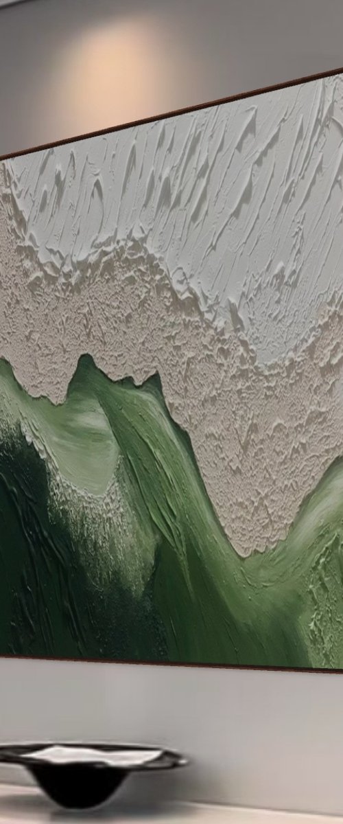 Green Boracay 90x90 by Marie Antuanelle