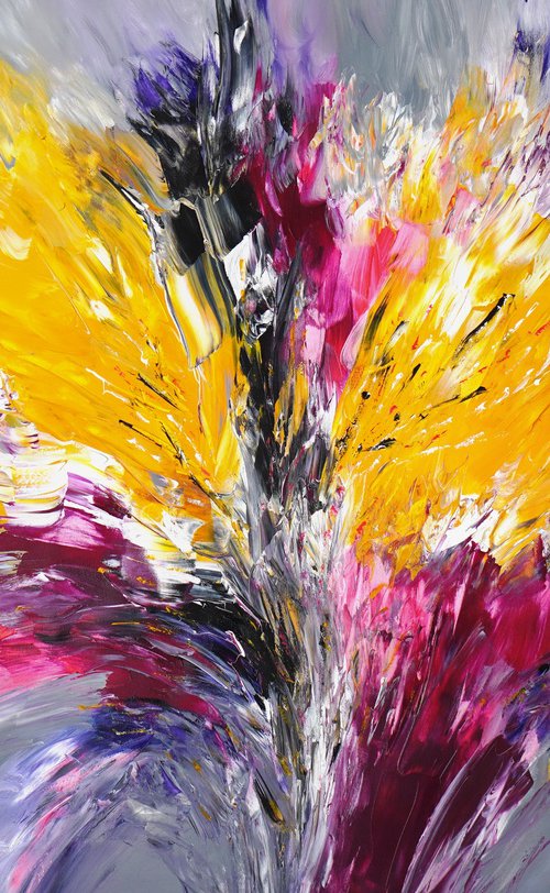 Composition Magenta Yellow D 4 by Peter Nottrott