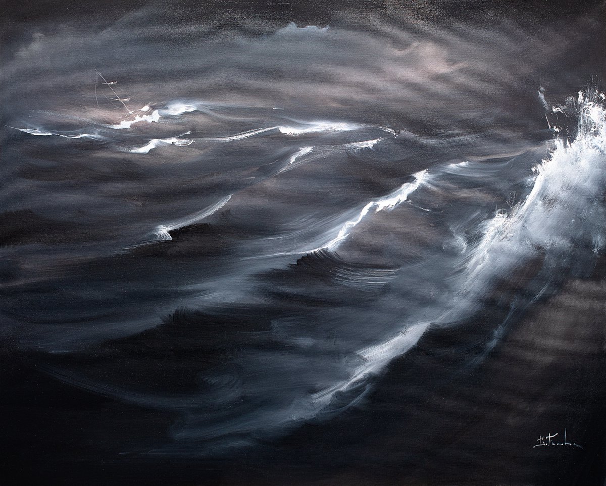 Night Storm by Bozhena Fuchs