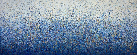 The Culburra Dance 152 x 61cm acrylic on canvas