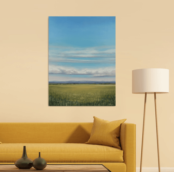 Peaceful View - Blue Sky Landscape