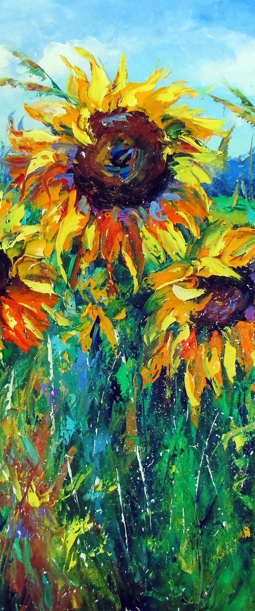 Sunflowers by Olha Darchuk