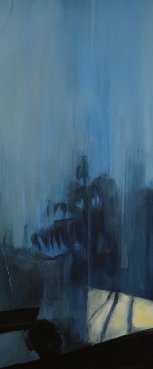 Blue window by Cynthia Gregorová