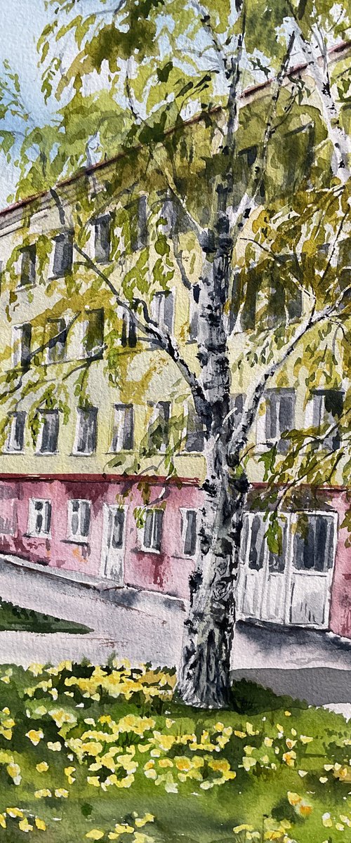 May morning in the city by Natalia Butenko