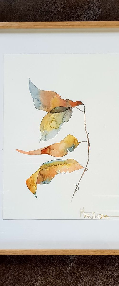 Herbal Gold #4 - A4 size by Yuliya  Martynova
