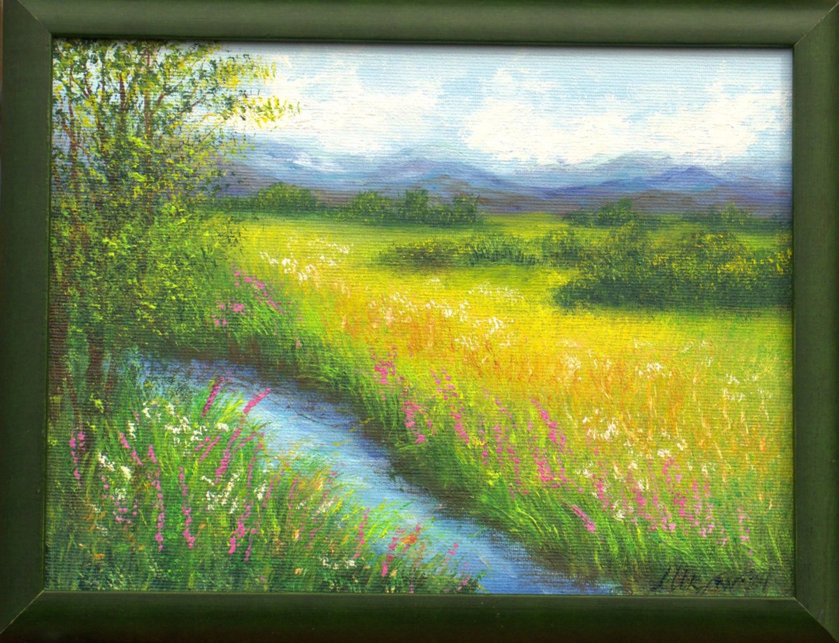 Summer landscape by Ludmilla Ukrow