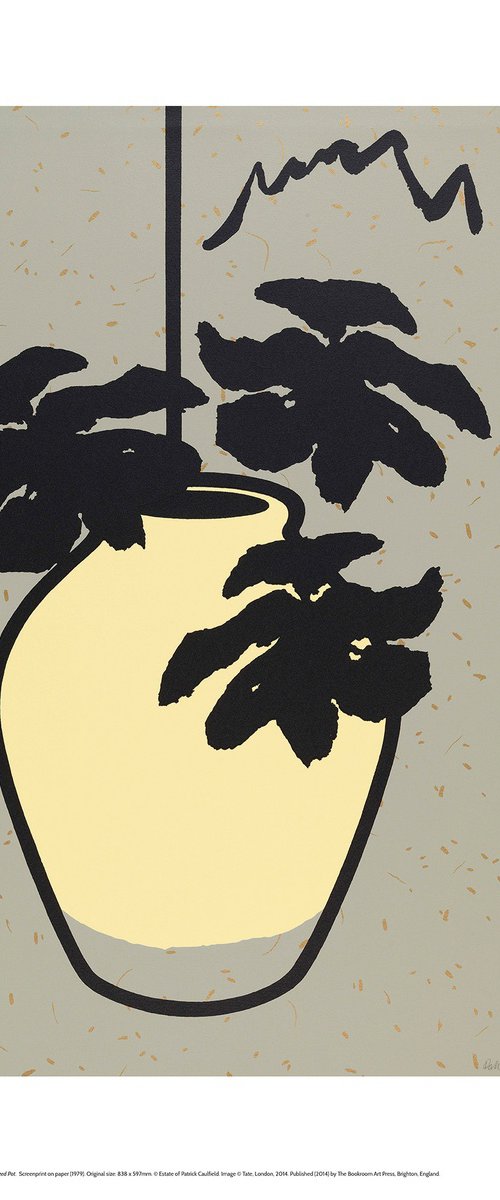 Cream Glazed Pot by Patrick Caulfield