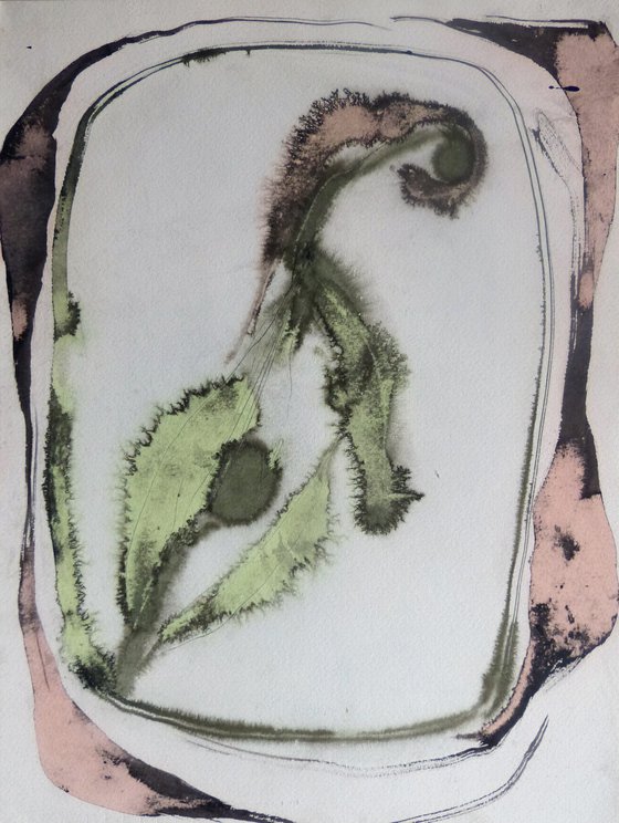 The Green Abstract, 29x41 cm - ESA1