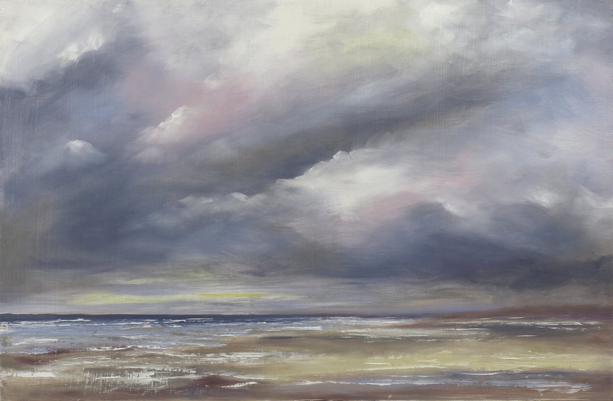 Rain On The Headland by Dave Watson