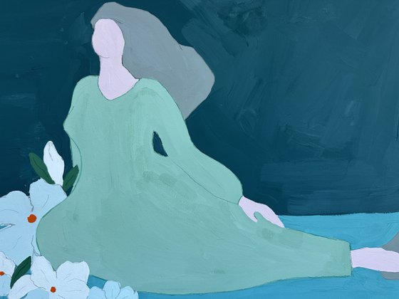 Girl by the Shore