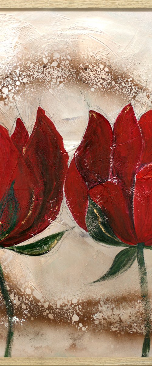 Abstract Roses by Edelgard Schroer