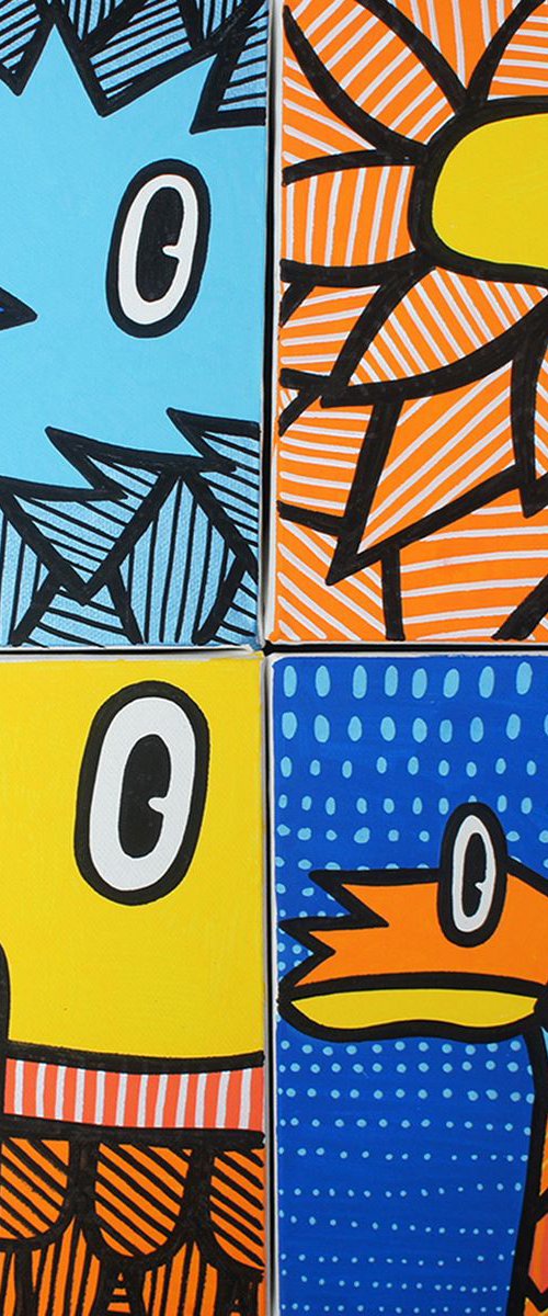 Four Little Birds by Kev Munday