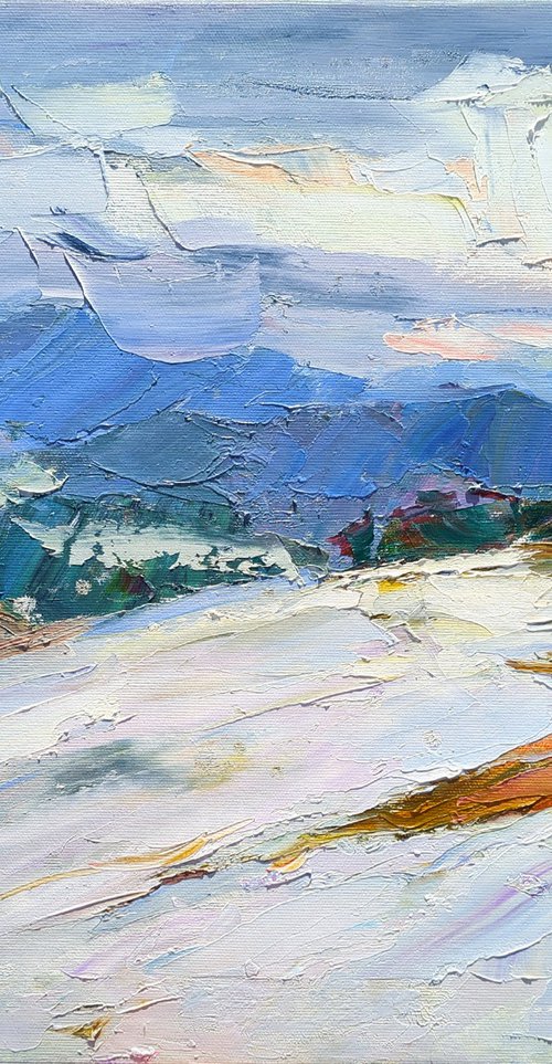 Late Winter in the Mountains by Helen Shukina