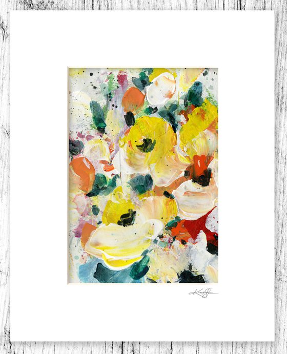 Sweet Blooms 5 - Floral Painting by Kathy Morton Stanion