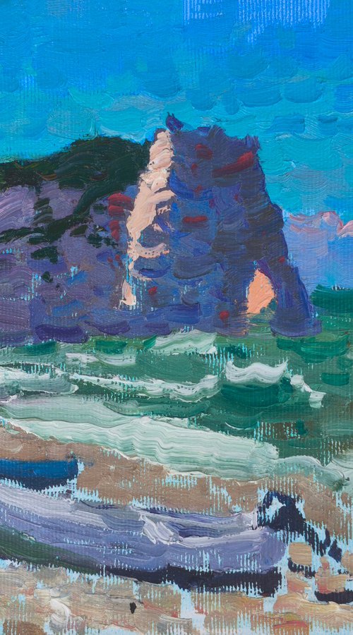 Normandy Etretat Etude 4 by Alexander Shandor