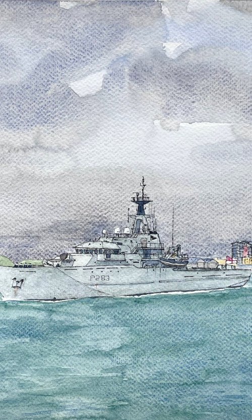 HMS Mersey by Michael Richards