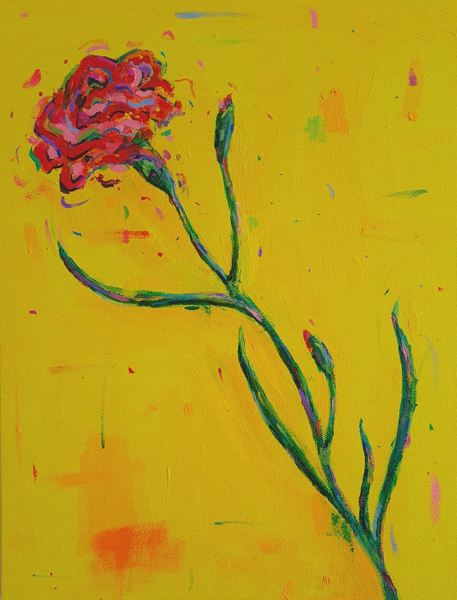 Red Carnation by Dawn Underwood