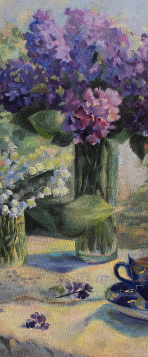 Lilac Garden by Maria Stockdale