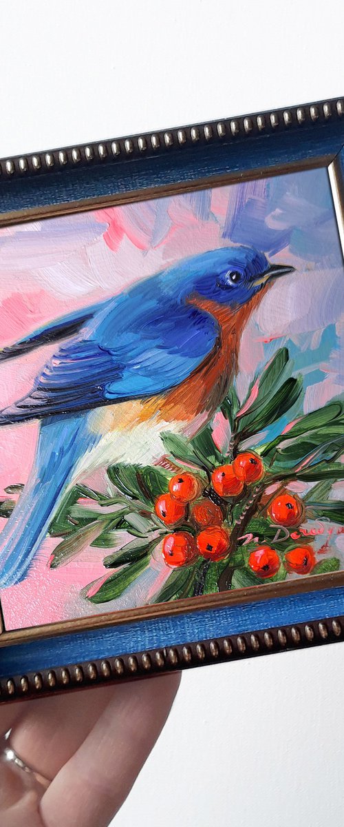Estern Bluebird by Nataly Derevyanko