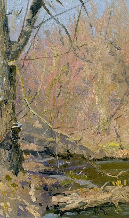 April. The Setun River by Simon Kozhin