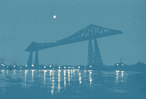 The Tees Transporter Bridge by Ian Scott Massie
