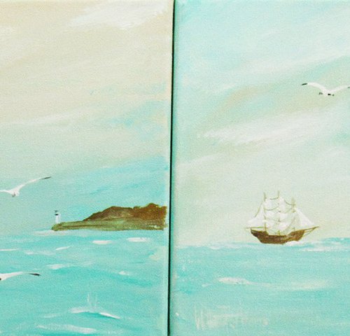 Turquoise Waters by William F. Adams