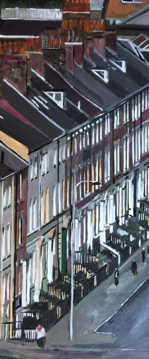 Looking Across The Roofs of Hull by Andrew  Reid Wildman
