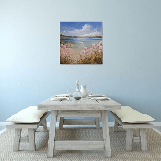 Soft Flowers By The Sea