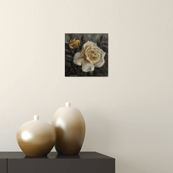 Yellow roses still life
