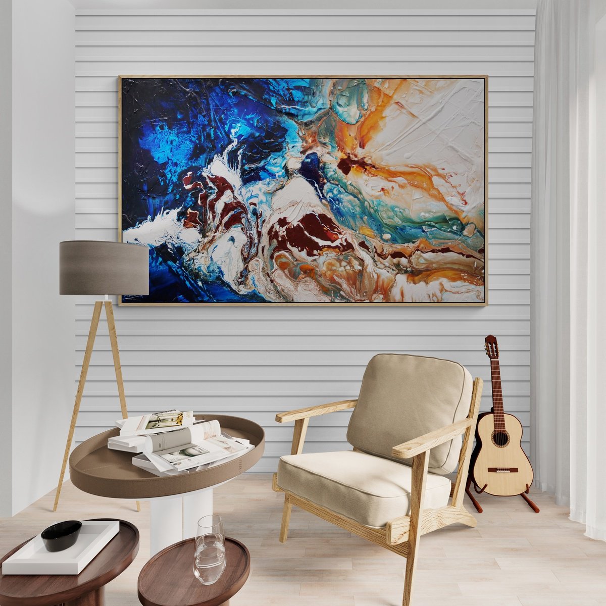 Journey 160cm x 100cm Textured Abstract Art by Franko
