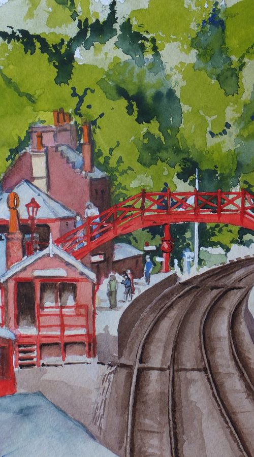 Goathland (or is it Hogsmeade) Railway Station by David Harmer