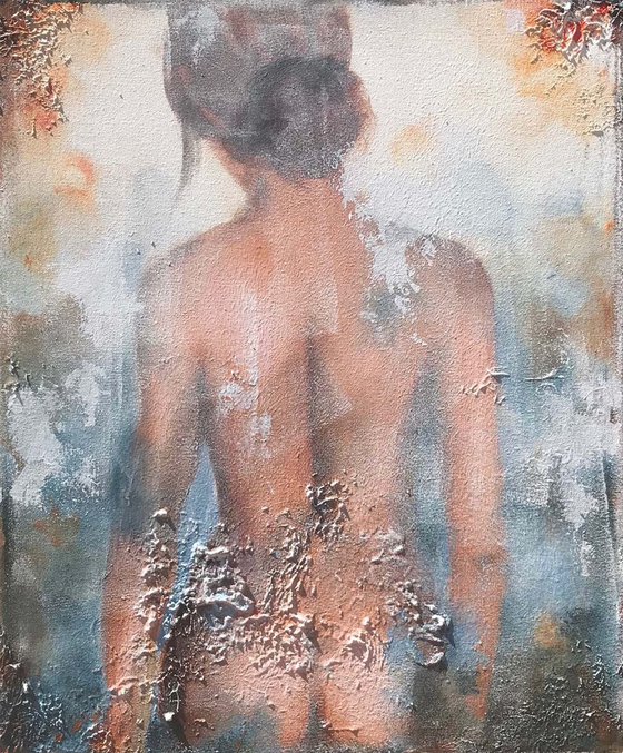 delicate nude (60 x 50 cm ) Dee Brown