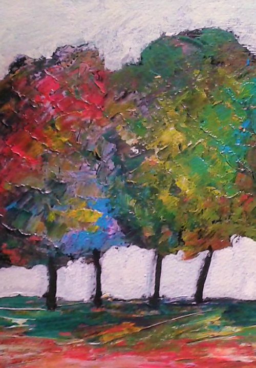 Summer Trees III by Jan Rippingham