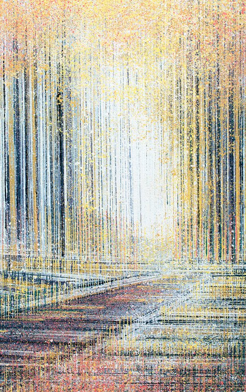 Winter Trees At Twilight by Marc Todd