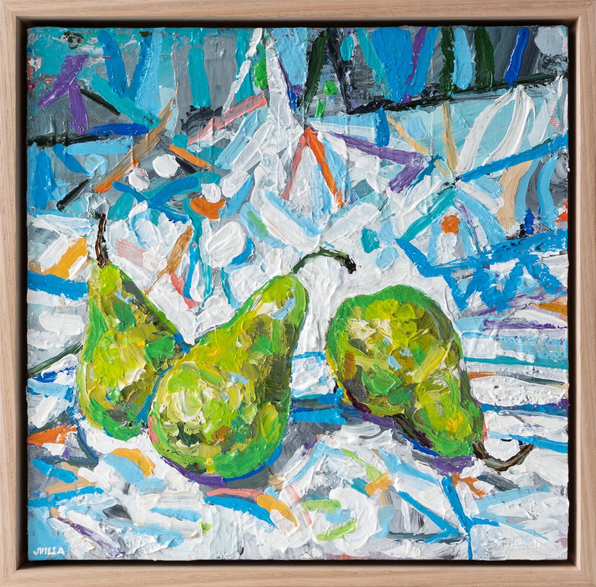 Pears Still Life 4 by Joseph Villanueva